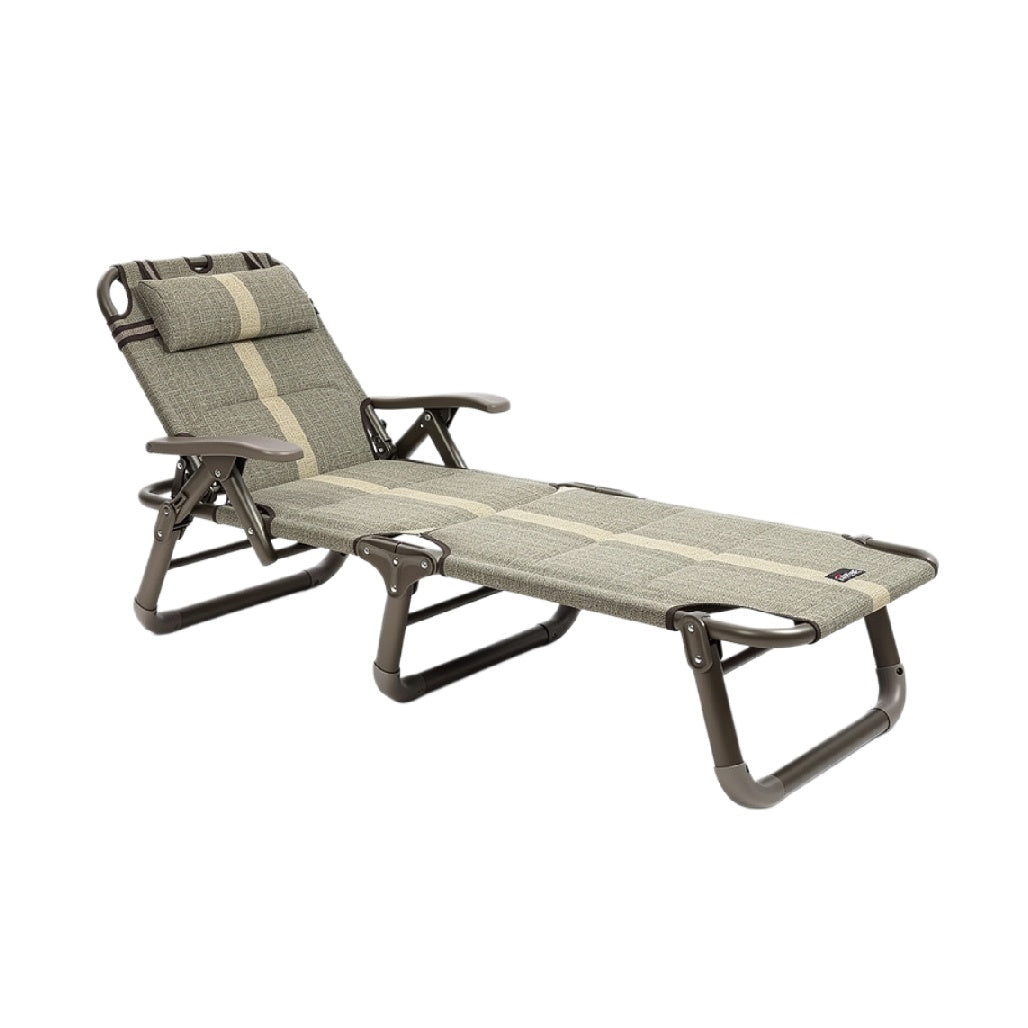 **Leżak relaksacyjny z regulowanym oparciem i ergonomicznym designem**